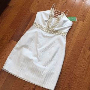 Lilly Pulitzer size 4 White Trista Shift